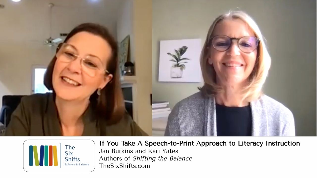 If You Take a Speech-to-Print Approach - The Six Shifts