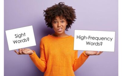 Confused about the difference between sight words and high-frequency words? This can help.