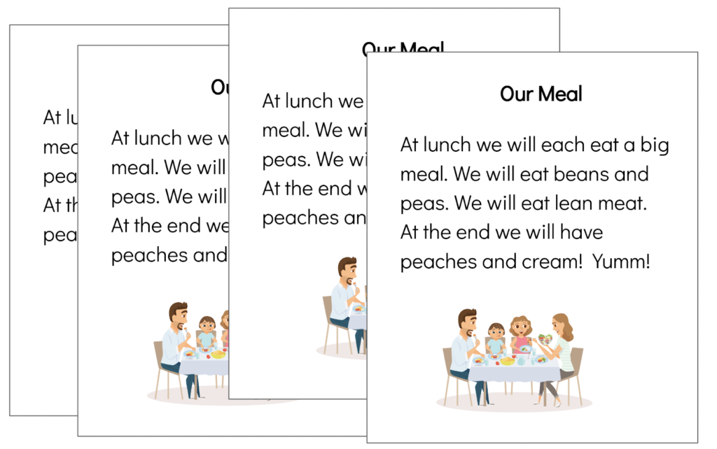 Decodable Text Vowel Digraphs