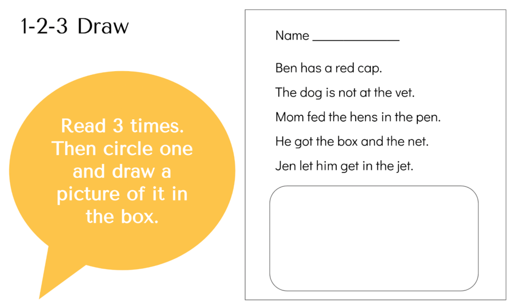 Decodable Texts 1-2-3 Draw