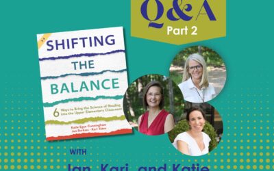 Getting to Know the Shifting the Balance for the Upper Elementary Classroom: Q&A with the Authors – Part 2