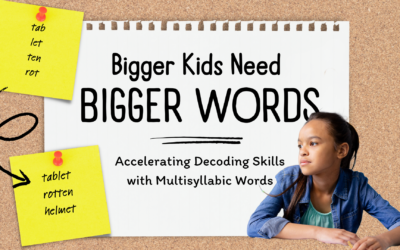 BIGGER Kids Need BIGGER Words—Accelerating Decoding Skills With Multisyllabic Words