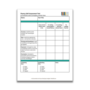 Reading Fluency Self-Assessment Tool