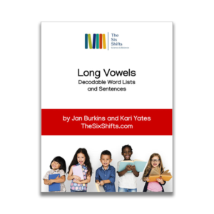 Long Vowels: Decodable Word Lists and Sentences