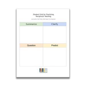 Student Grid for Practicing Reciprocal Teaching