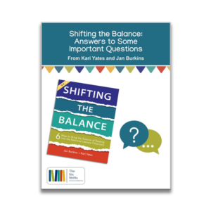 Answers to Some Important Questions about Shifting the Balance