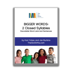 BIGGER WORDS: Decodable Word Lists & Sentences