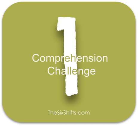 Comprehension Challenge 1