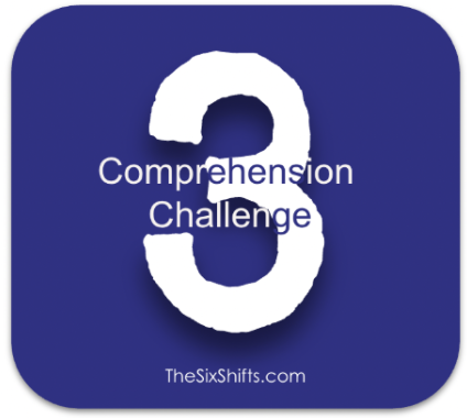 Comprehension Challenge 3