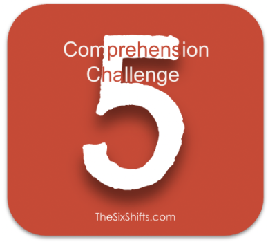Comprehension Challenge 5
